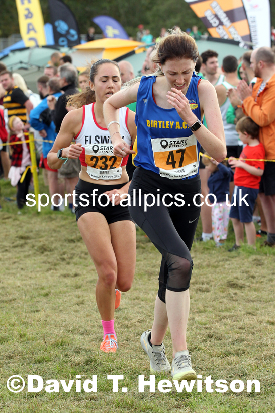 Senior womens 2021 North Eastern Harrier League, Druridge Bay. Photo: David T. Hewitson/Sports for All Pics